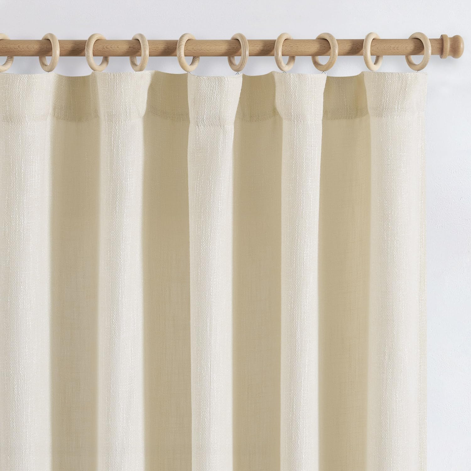jinchan Blue Printed Curtains 63 Inch Length for Living Room Grommet Jacquard Curtains with Herringbone Pattern Modern Room Darkening Drapes Bedroom Window Curtain Set 2 Panels