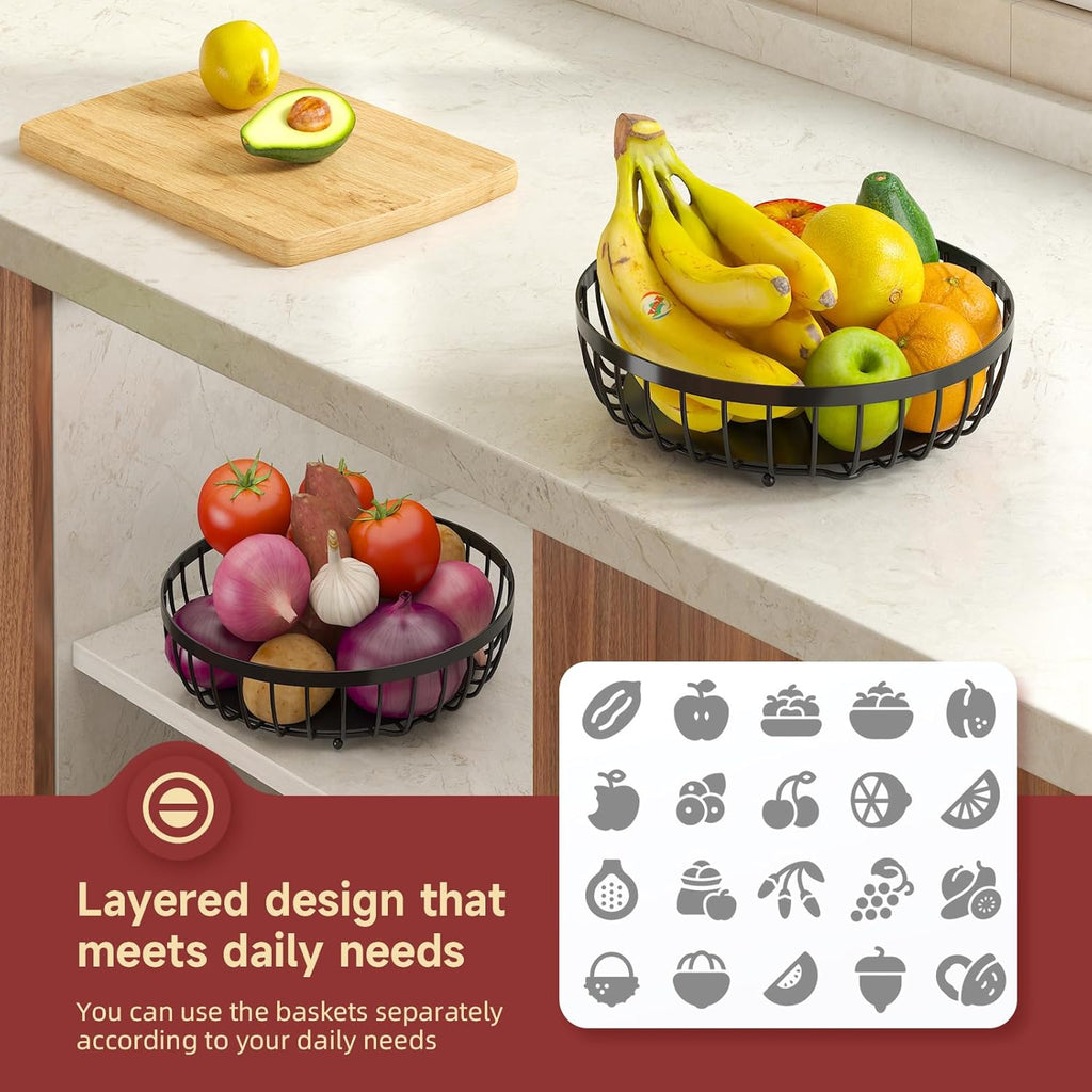 2 Tier Fruit Basket