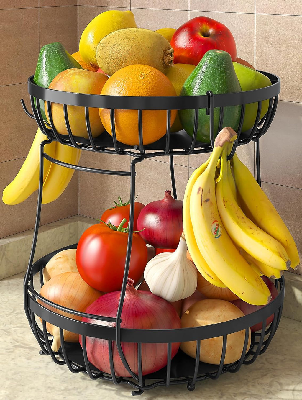 2 Tier Fruit Basket