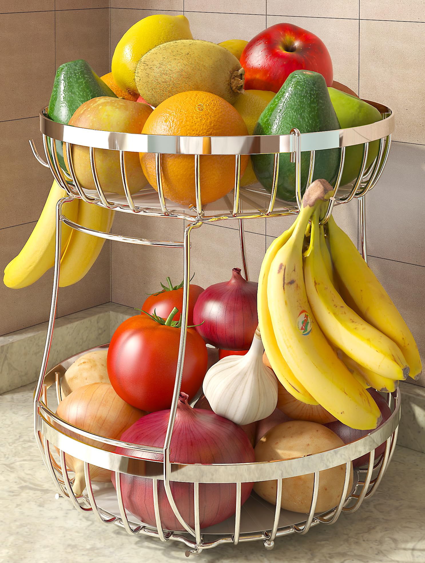 2 Tier Fruit Basket