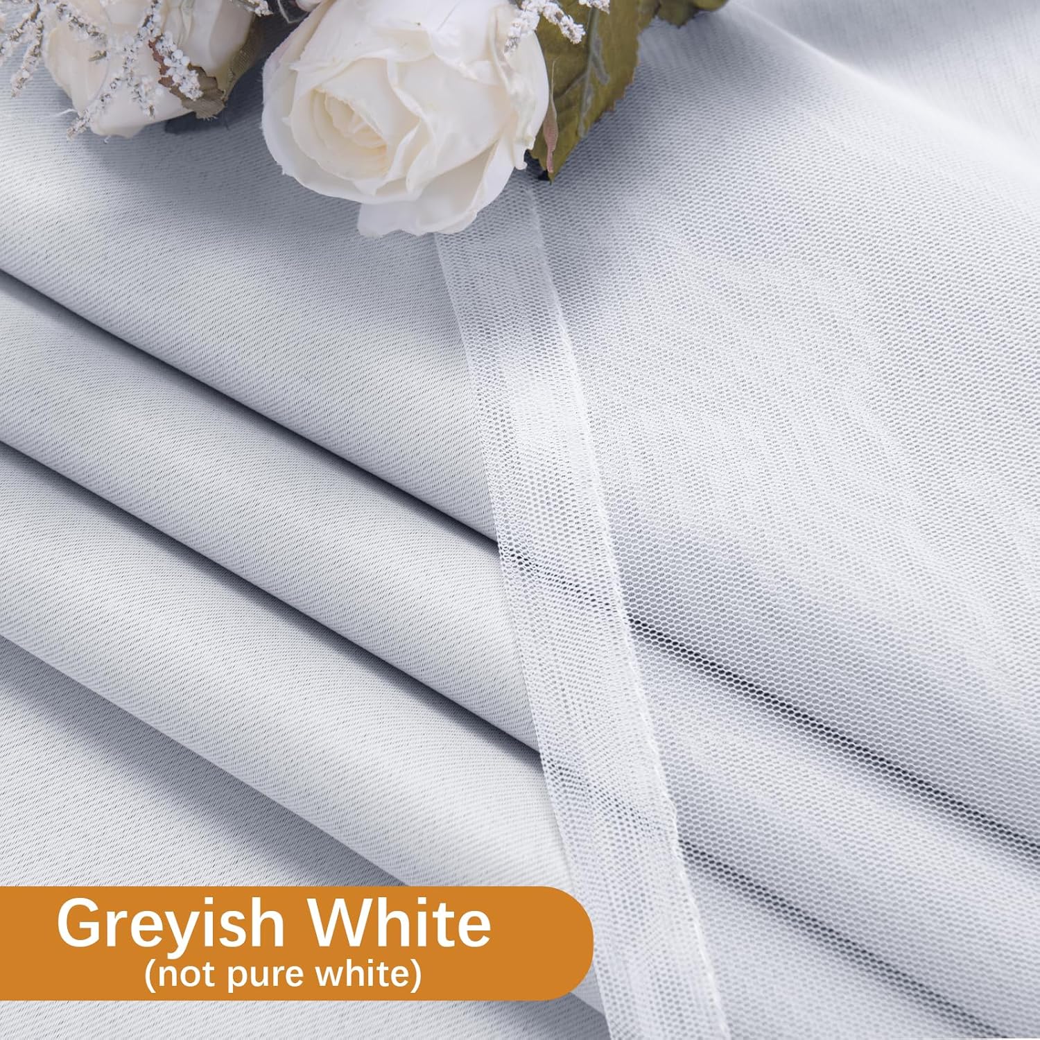 DWCN White Blackout Curtains with Sheer Overlay Thermal Insulated Mix & Match Double Layer Window Panels for Bedroom Living Room Drape Sewn with Tiebacks Grommet Top 52" Wx84 Lx2